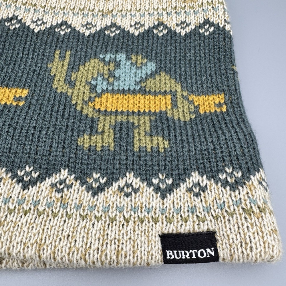 Burton Fair Isle Beanie One Size-Oatmeal‎ EUC! - Picture 2 of 6